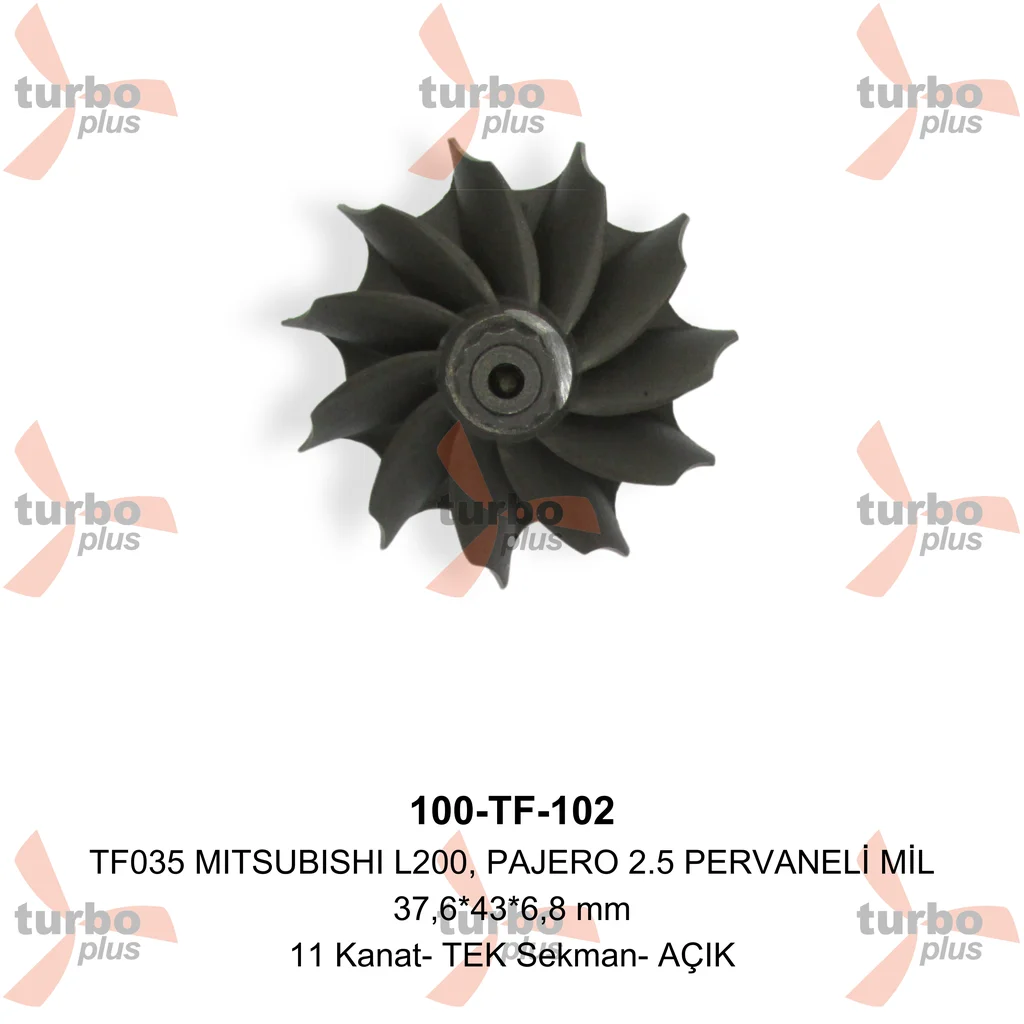 Turbo Plus | TF035 MITSUBISHI L200, PAJERO 2.5 PERVANELİ MİL