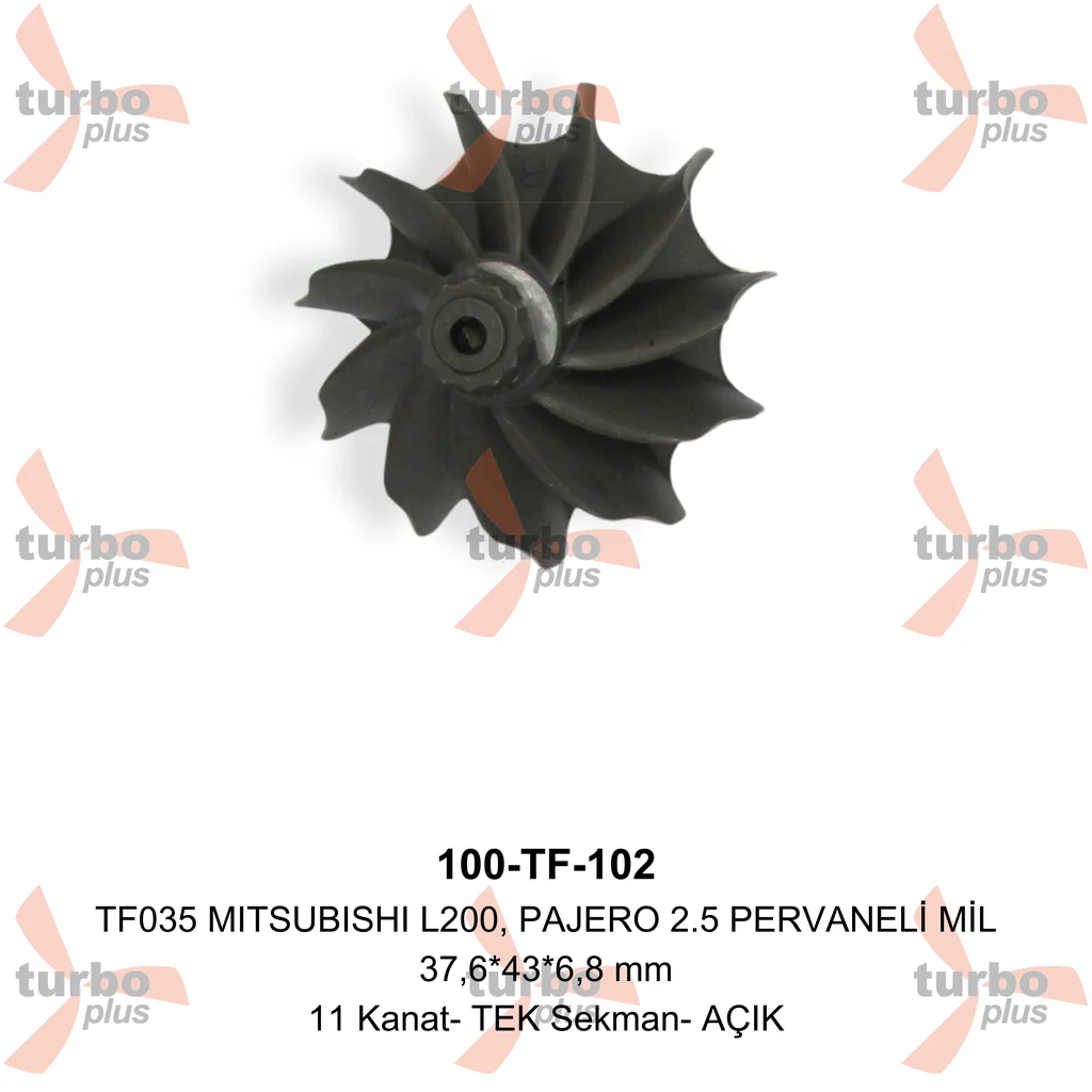Turbo Plus | TF035 MITSUBISHI L200, PAJERO 2.5 PERVANELİ MİL