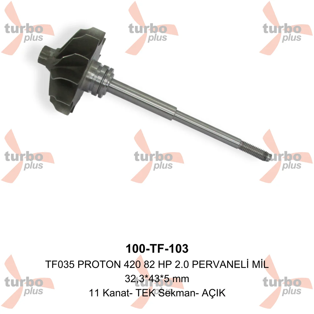Turbo Plus | TF035 PROTON 420 82 HP 2.0 PERVANELİ MİL