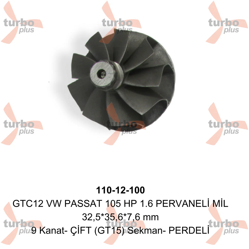 Turbo Plus | GTC12 VW PASSAT 105 HP 1.6 PERVANELİ MİL