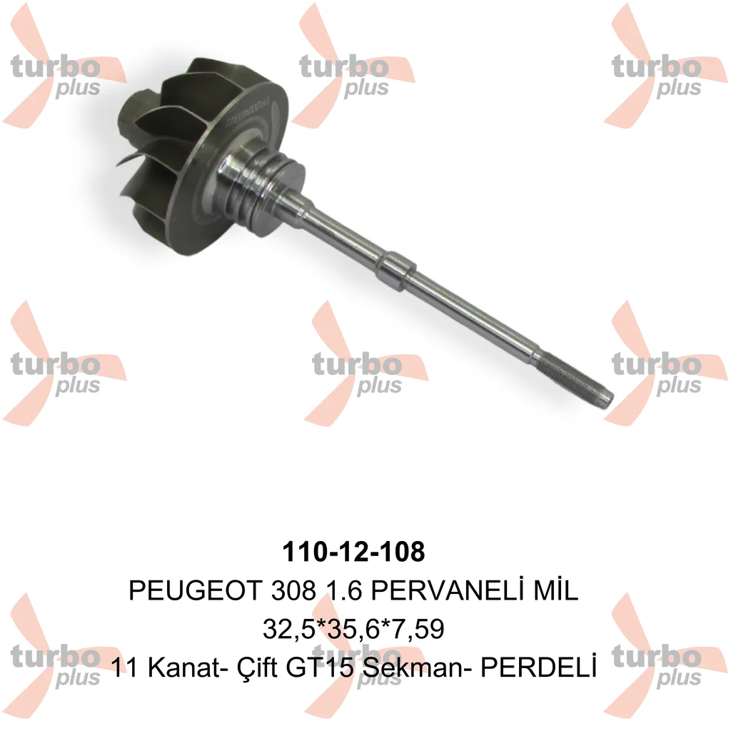 Turbo Plus | PEUGEOT 308 1.6 PERVANELİ MİL