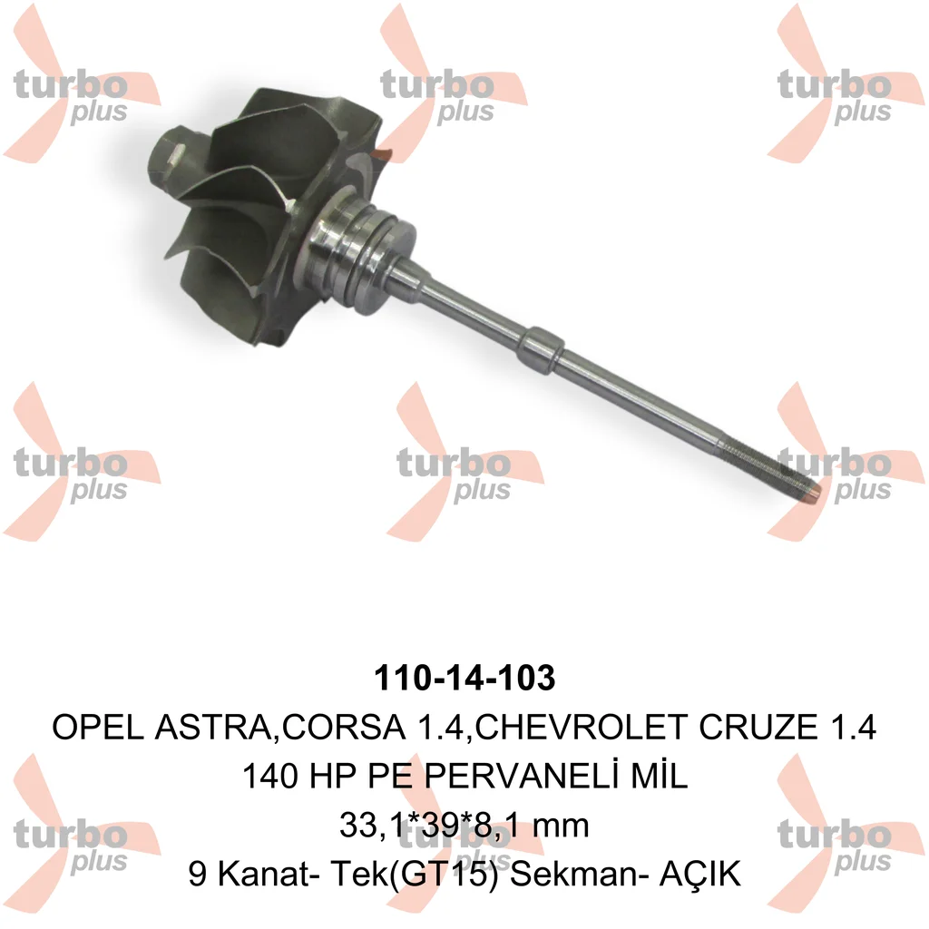 Turbo Plus | OPEL ASTRA,CORSA 1.4,CHEVROLET CRUZE 1.4 140 HP PE