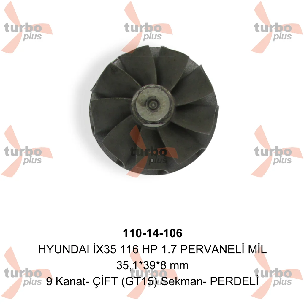 Turbo Plus | HYUNDAI İX35 116 HP 1.7 PERVANELİ MİL