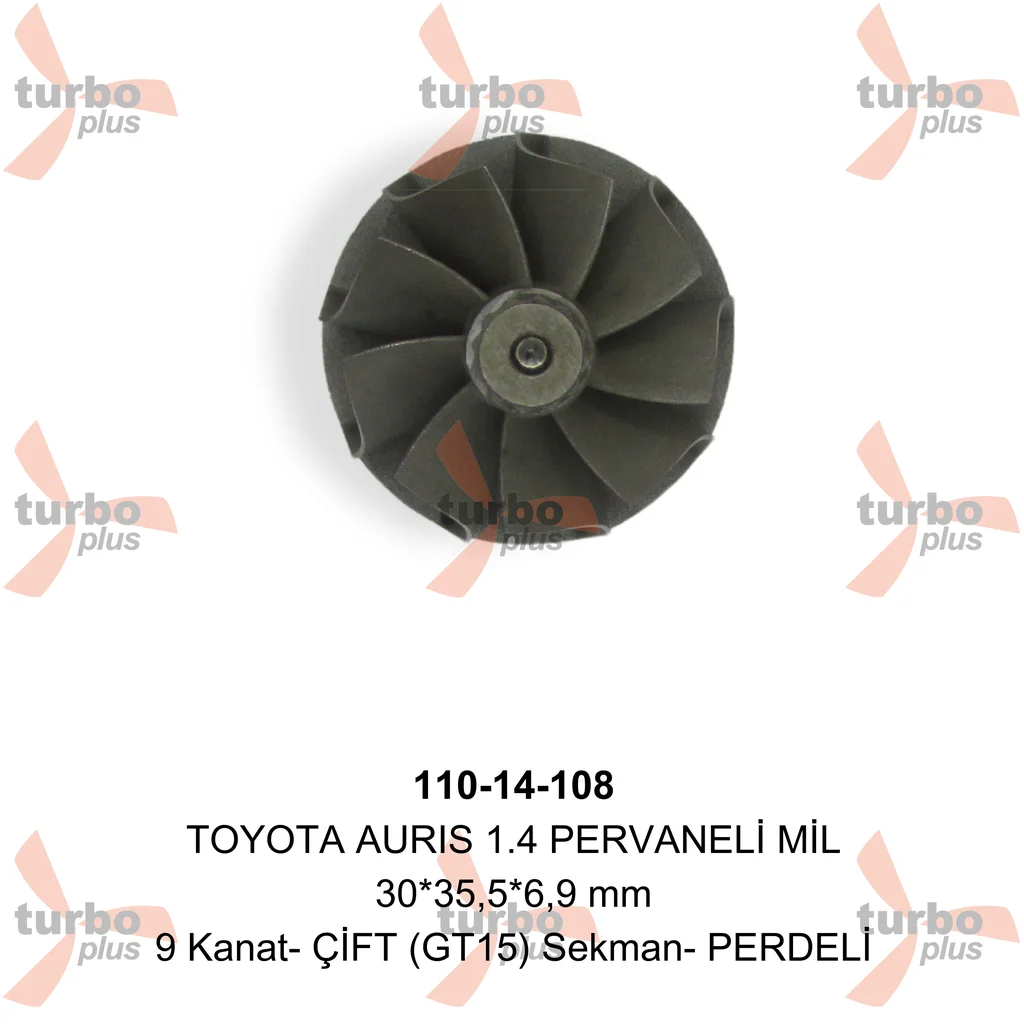 Turbo Plus | TOYOTA AURIS 1.4 PERVANELİ MİL