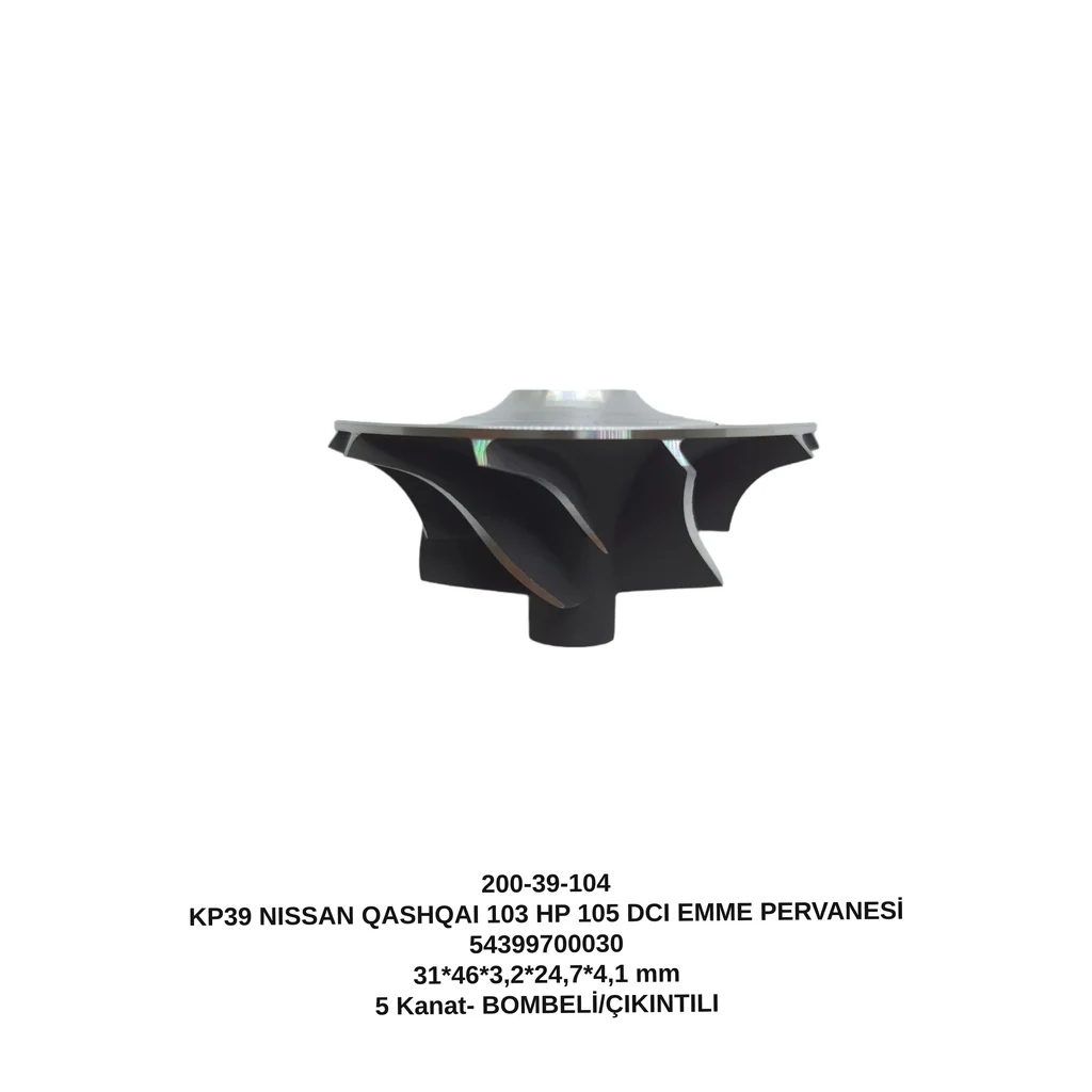 Turbo Plus | KP39 NISSAN QASHQAI 103 HP 105 DCI EMME PERVANESİ