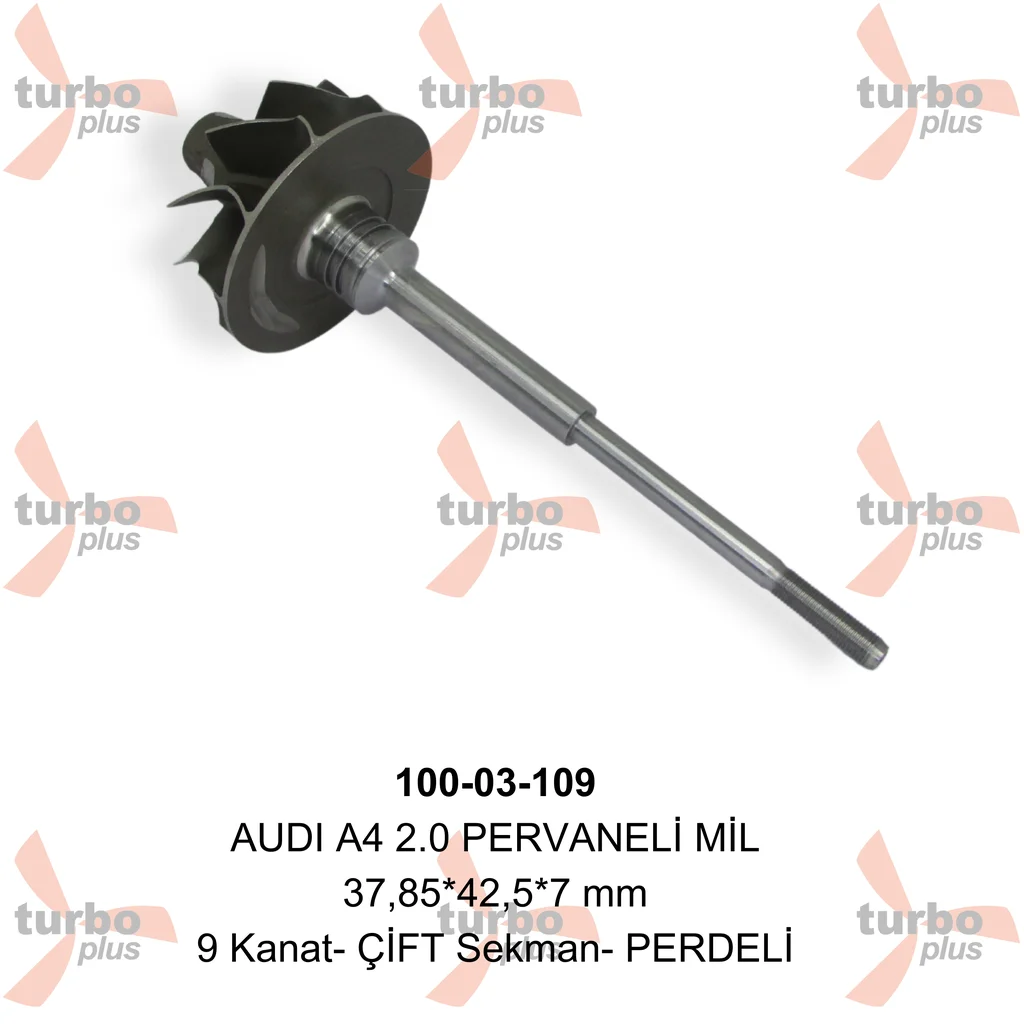 Turbo Plus | AUDI A4 2.0  PERVANELİ MİL