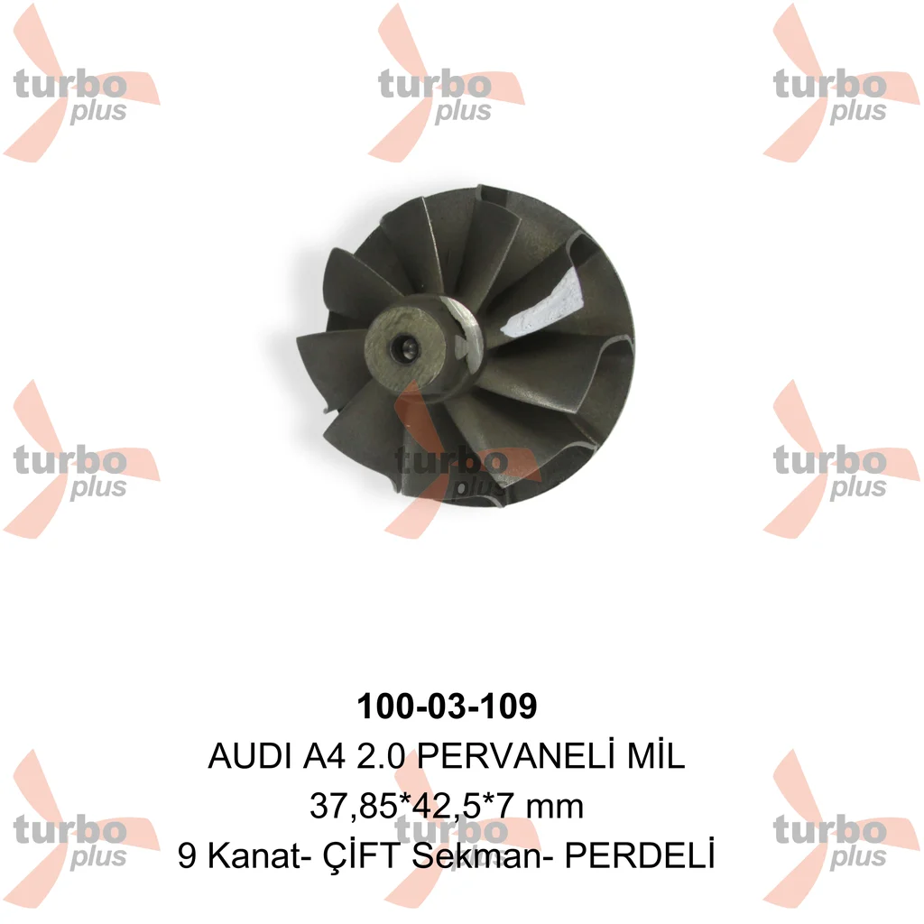 Turbo Plus | AUDI A4 2.0  PERVANELİ MİL