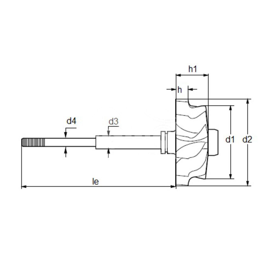 Turbo Plus | TD02 PEUGEOT 3008 1.6 PERVANELİ MİL